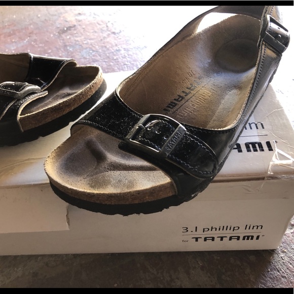 3.1 Phillip Lim Patent Leather Sandals - Picture 1 of 3